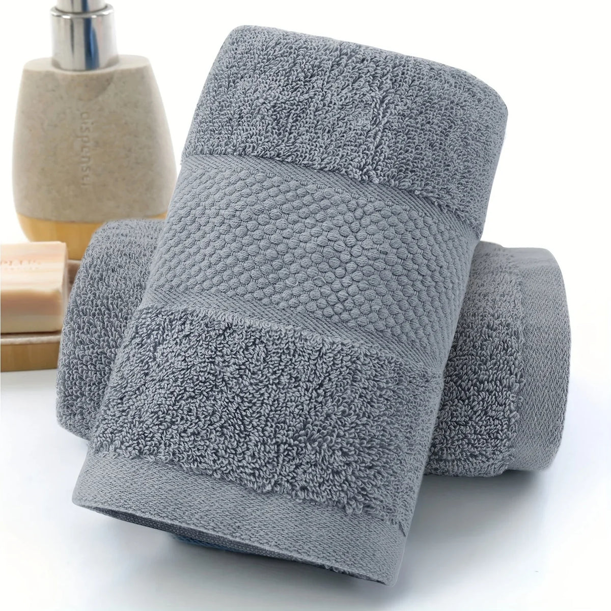 Quick-Dry Pure Cotton Bath Towel