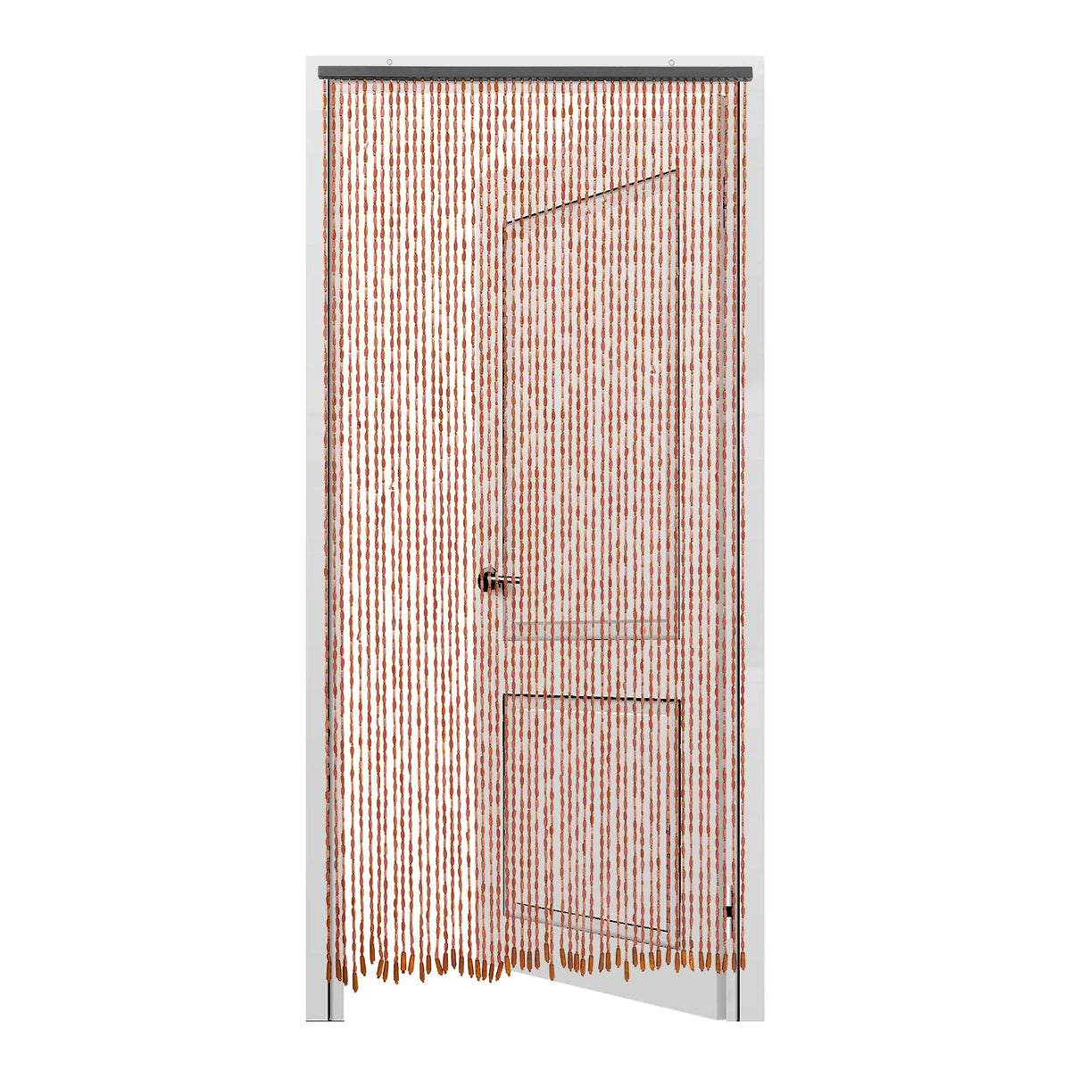 78.7 x 35.4-Inch Bamboo Beaded Door Curtain