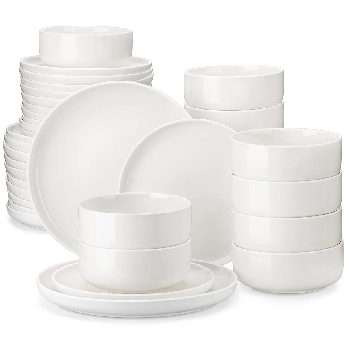 18/36-Piece Porcelain Dinnerware Set