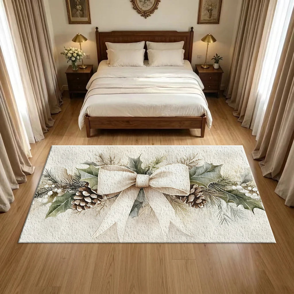 Christmas Botanical Area Rug
