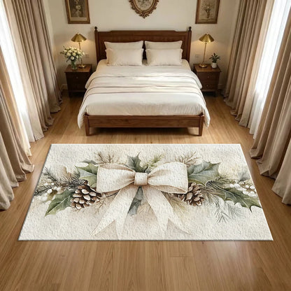 Christmas Botanical Area Rug