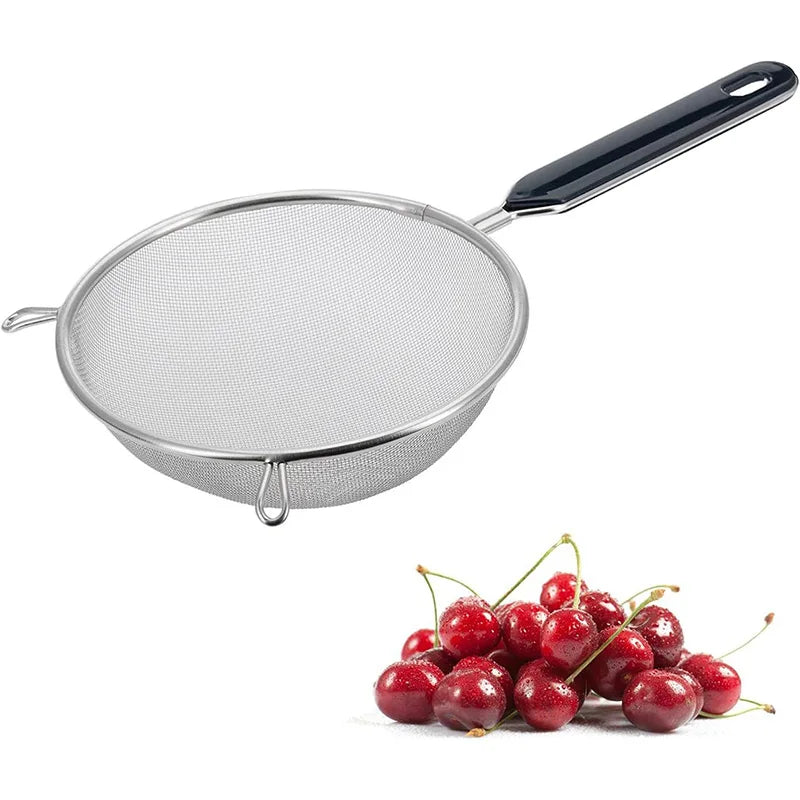 6.3-Inch Fine-Mesh Stainless Steel Strainer