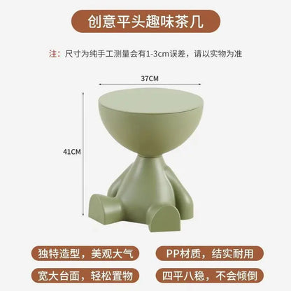 Cartoon Flat-Top Side Table