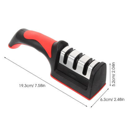 7.6-Inch 3-in-1 Knife and Scissor Sharpener