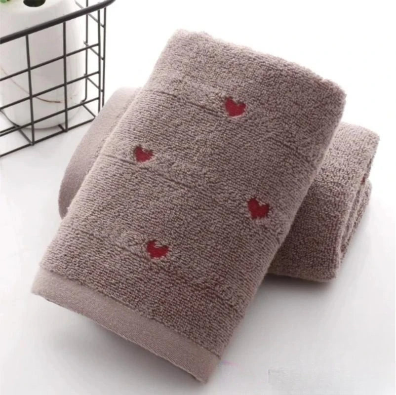 1/3-Piece Jacquard Cotton Towel Set