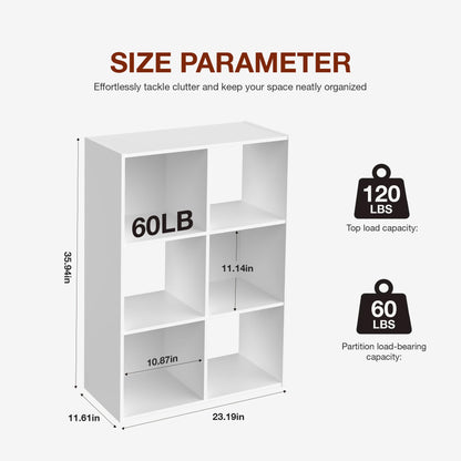 9-Cube Wooden Storage Organizer