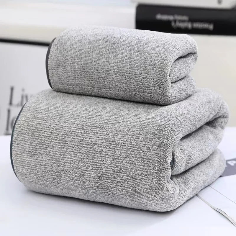 Quick-Dry Striped Towel Set