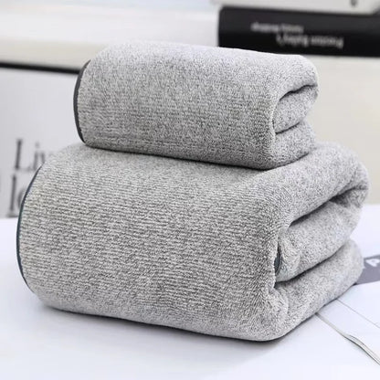 Quick-Dry Striped Towel Set