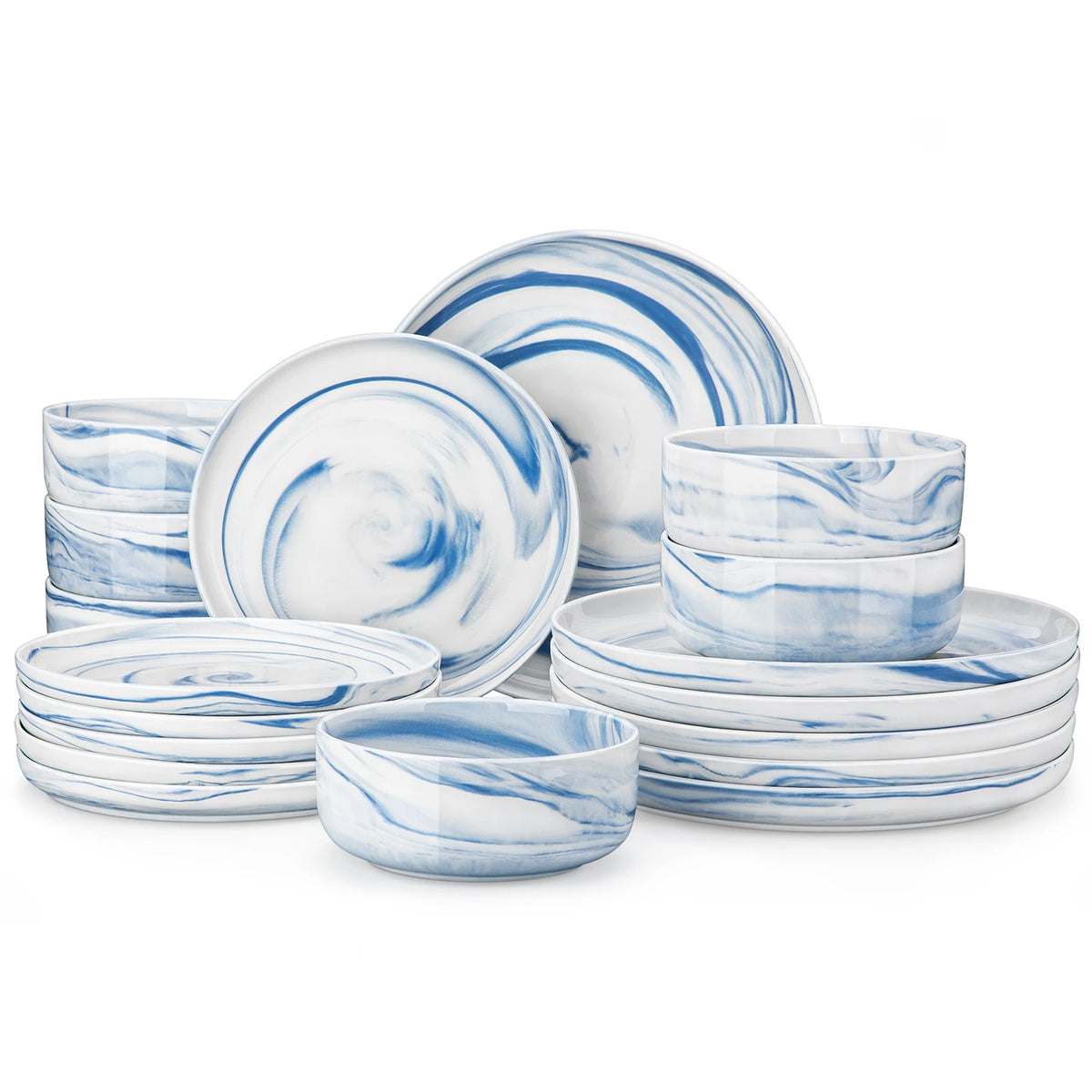 18/36-Piece Porcelain Dinnerware Set