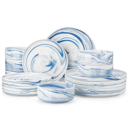 18/36-Piece Porcelain Dinnerware Set