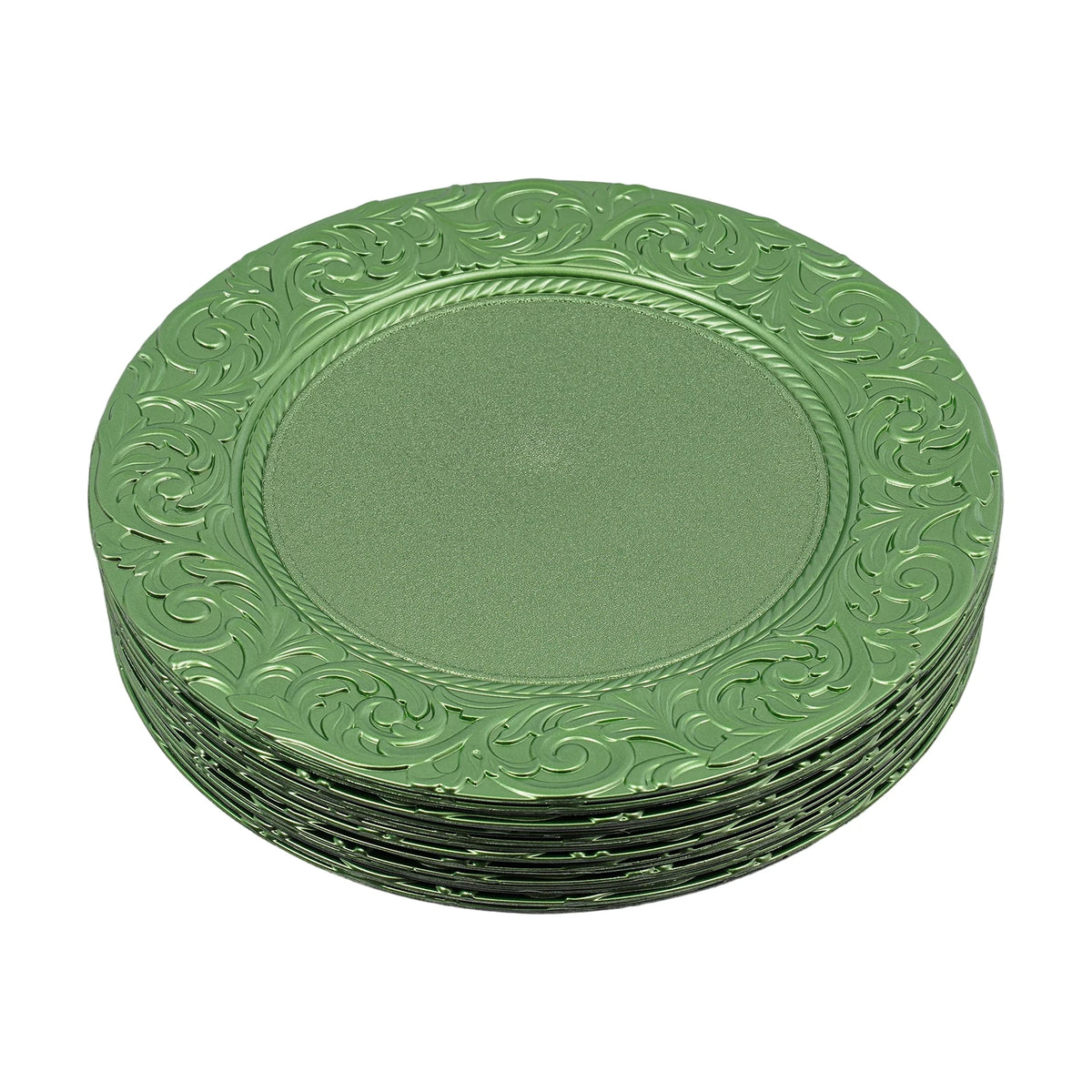 Set of 100 Round Charger Plates