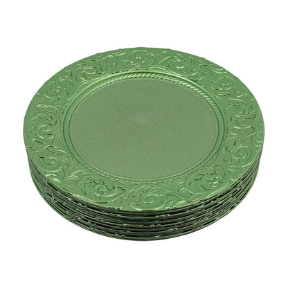 Set of 100 Round Charger Plates
