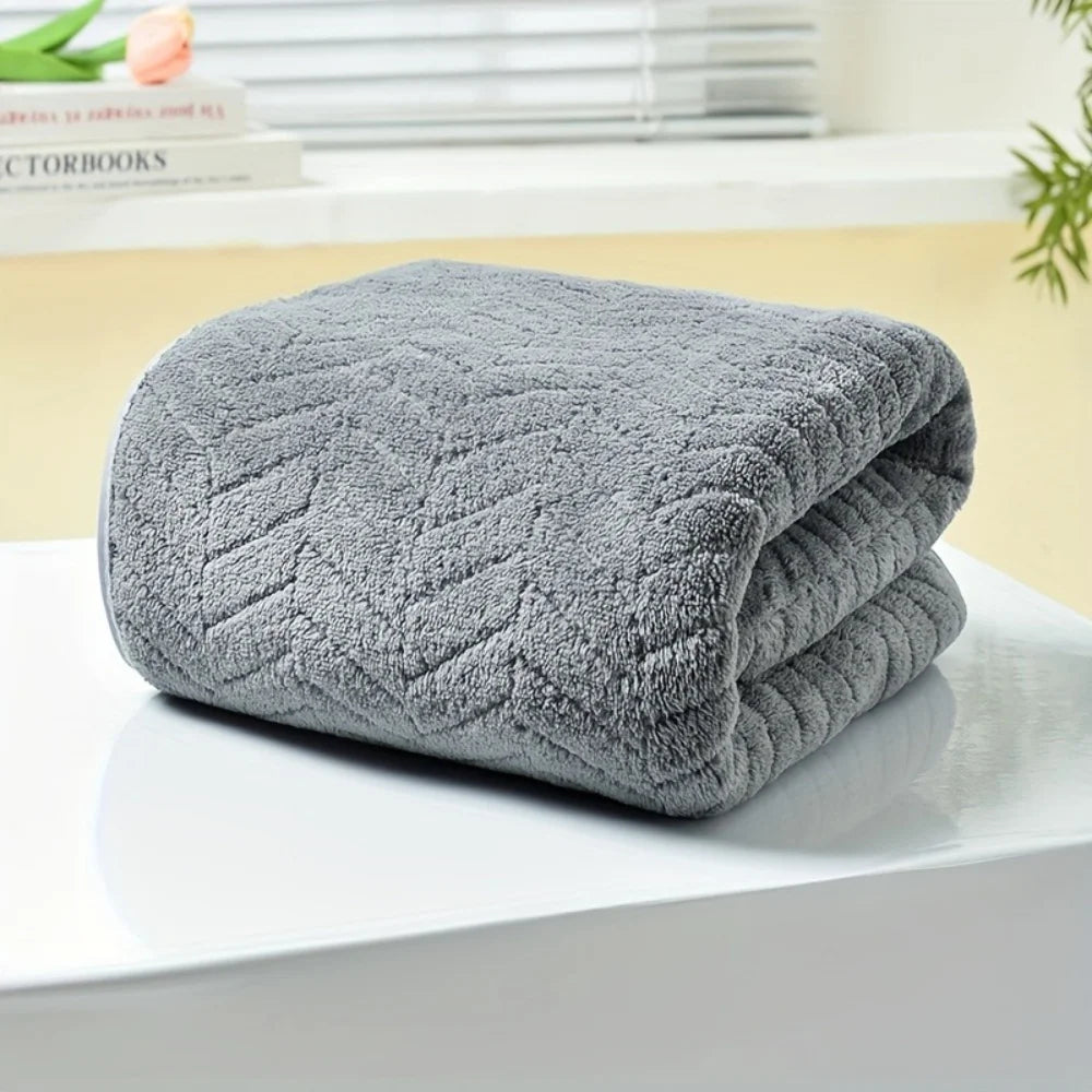 Thick Coral Velvet Bath Towel