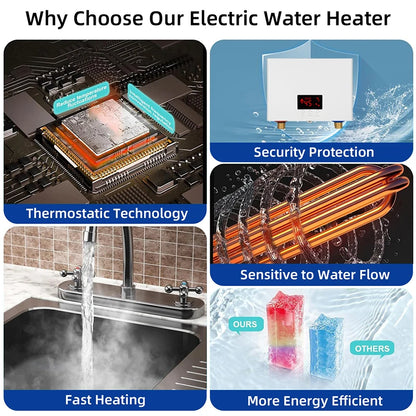 3,000/5,500-Watt Wall-Mounted Instant Water Heater