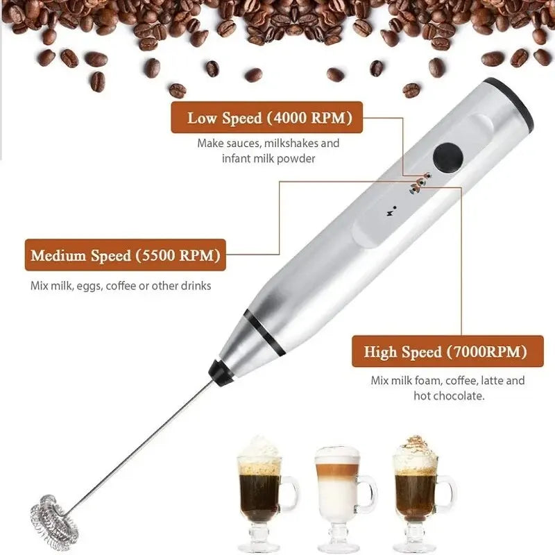 USB Handheld Milk Frother