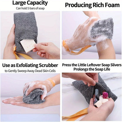 Set of 2 Exfoliating Soap Saver Bags