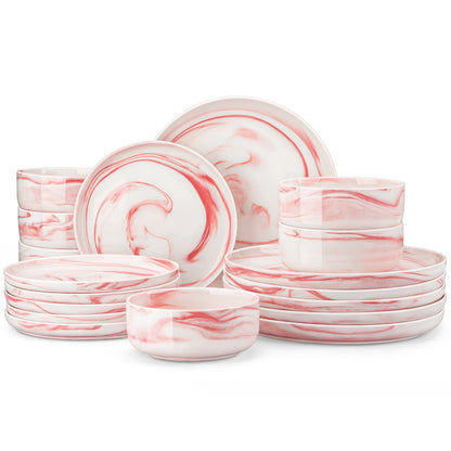 18/36-Piece Porcelain Dinnerware Set