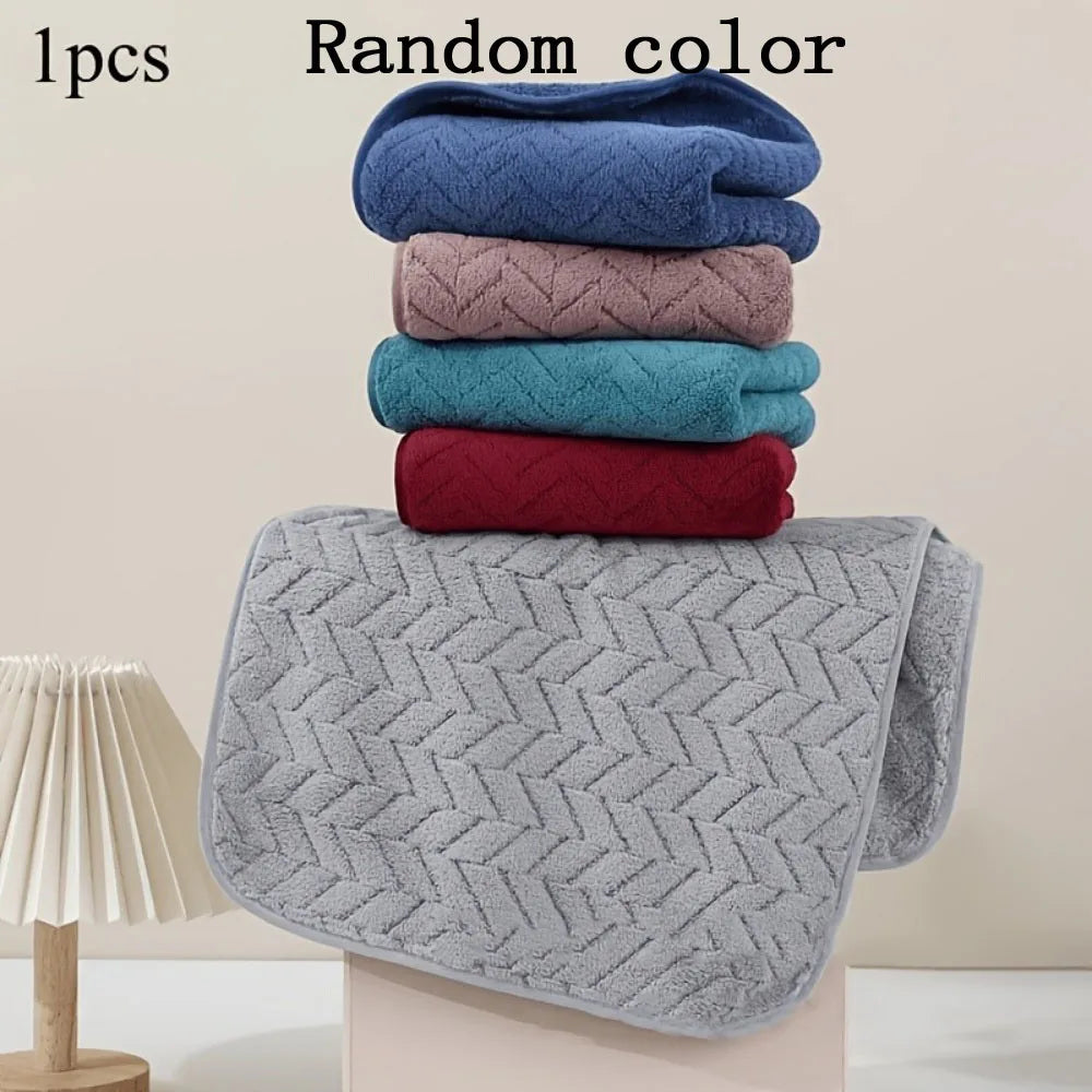 Thick Coral Velvet Bath Towel