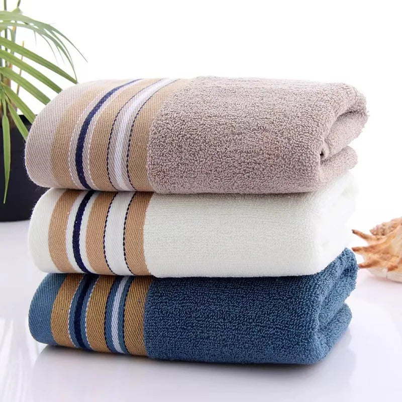 Set of 2/3 Absorbent Cotton Face Towels