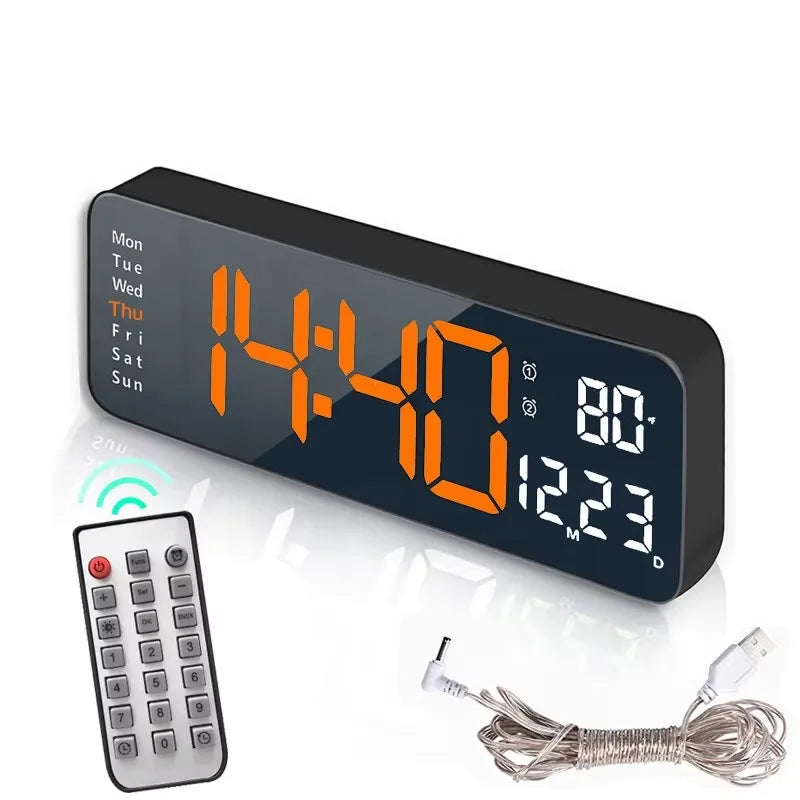USB LED Wall and Desk Clock