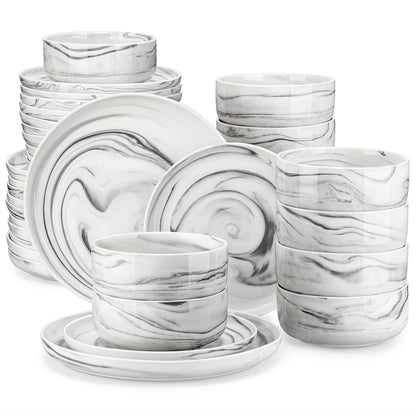 18/36-Piece Porcelain Dinnerware Set