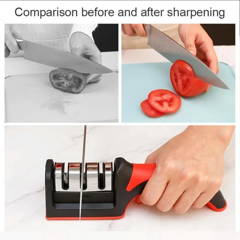 7.6-Inch 3-in-1 Knife and Scissor Sharpener