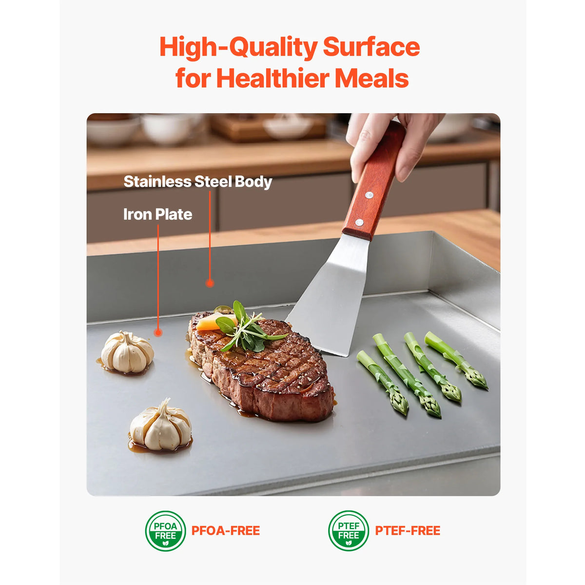 Commercial Electric Flat-Top Griddle