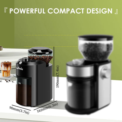 28-Setting Electric Conical Burr Coffee Grinder