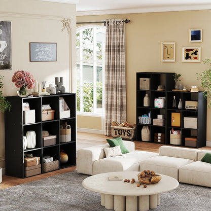 9-Cube Wooden Storage Organizer