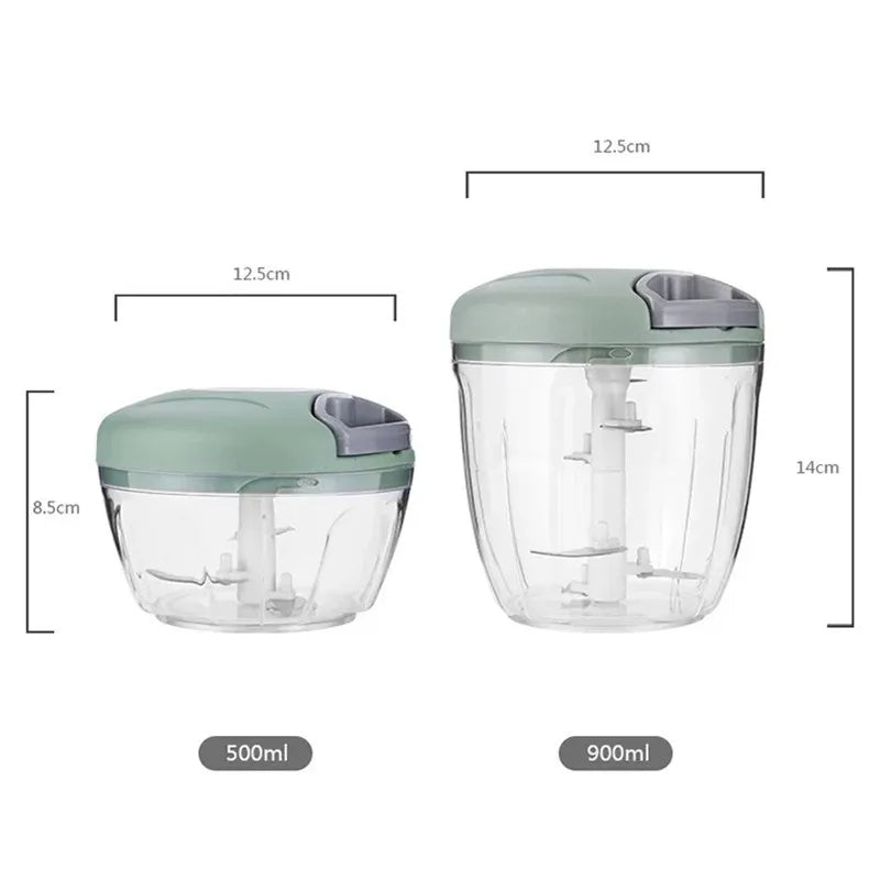 500/900-Milliliter Manual Food Chopper