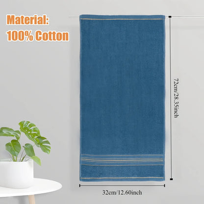 Quick-Dry Pure Cotton Bath Towel