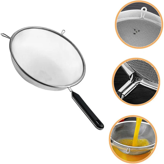 6.3-Inch Fine-Mesh Stainless Steel Strainer