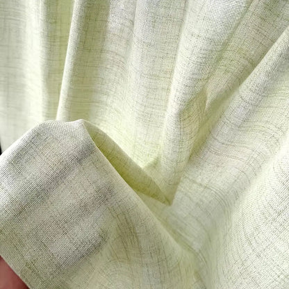 Linen-Style Sheer Curtain Panel