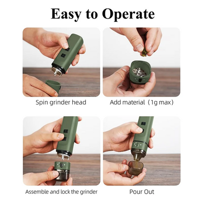 1.5-Gram Automatic Herb and Spice Grinder