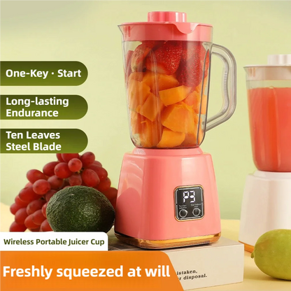 10-Blade Portable Blender and Juicer