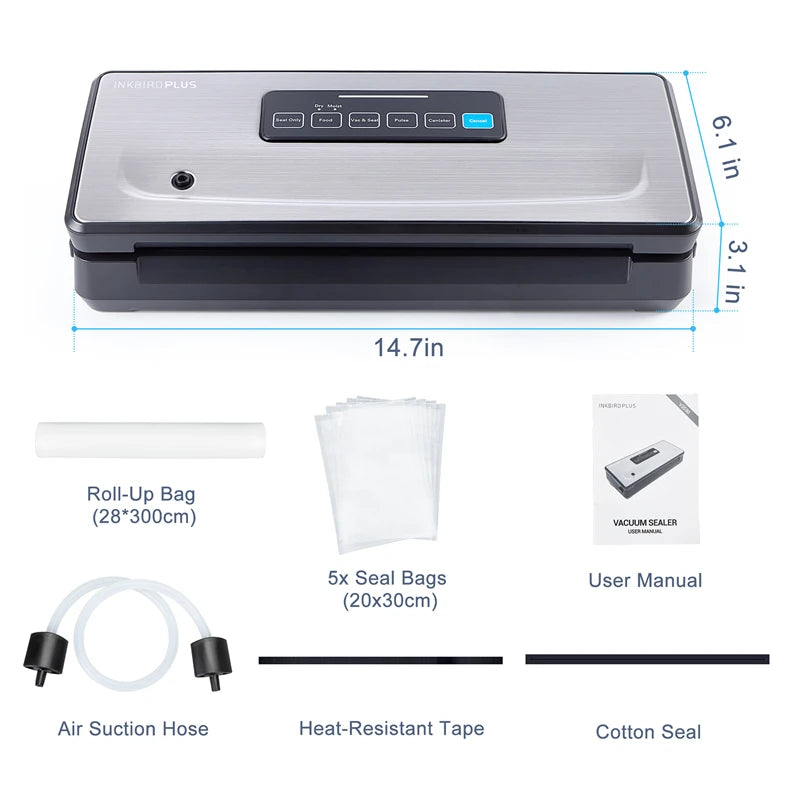 Vacuum Sealer with Four Packaging Modes