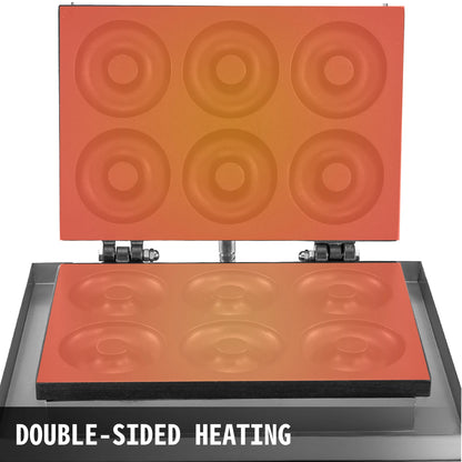 6-Hole Electric Donut Maker