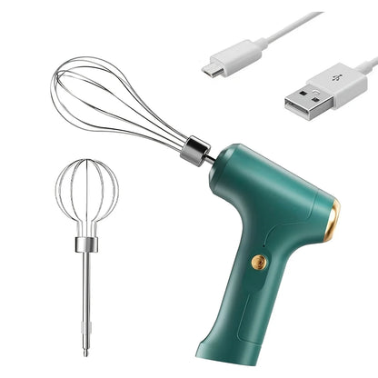 USB Rechargeable 3-Speed Hand Mixer