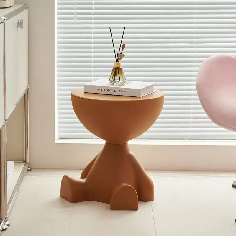 Cartoon Flat-Top Side Table