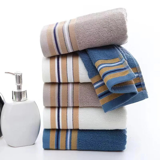 Set of 2/3 Absorbent Cotton Face Towels
