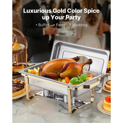 8-Quart Chafing Dish Buffet Set