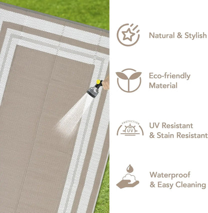 8 x 10-Foot Reversible Waterproof Outdoor Rug