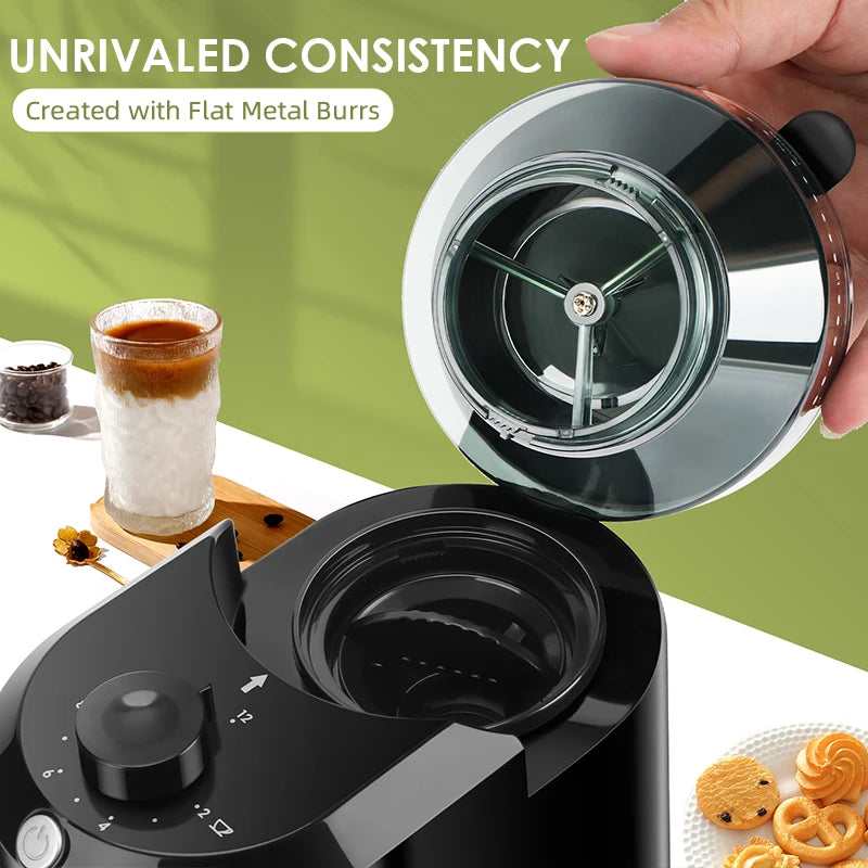 28-Setting Electric Conical Burr Coffee Grinder
