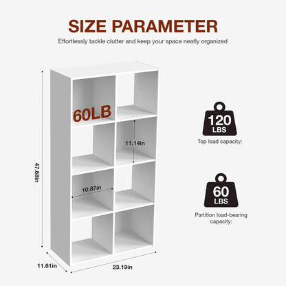 9-Cube Wooden Storage Organizer