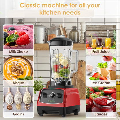2,200-Watt Commercial Blender and Food Processor