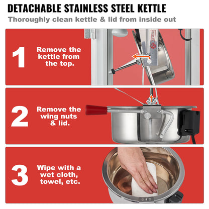 8/12-Ounce Commercial Electric Popcorn Maker