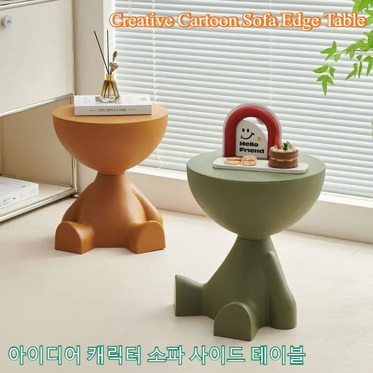 Cartoon Flat-Top Side Table