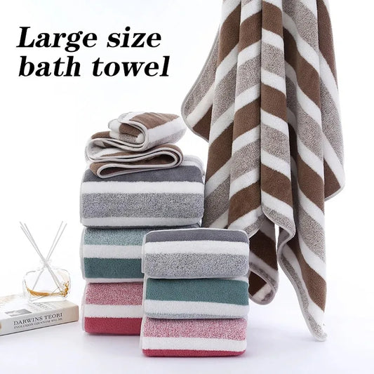 Quick-Dry Coral Fleece Bath Towel