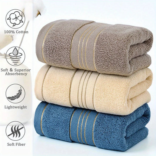 Quick-Dry Pure Cotton Bath Towel