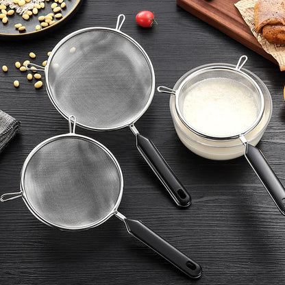 6.3-Inch Fine-Mesh Stainless Steel Strainer